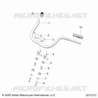 STEERING, HANDLEBAR MOUNTING AND GRIPS