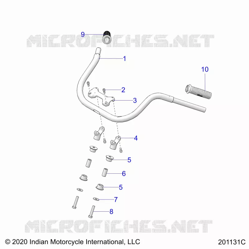 STEERING, HANDLEBAR MOUNTING AND GRIPS