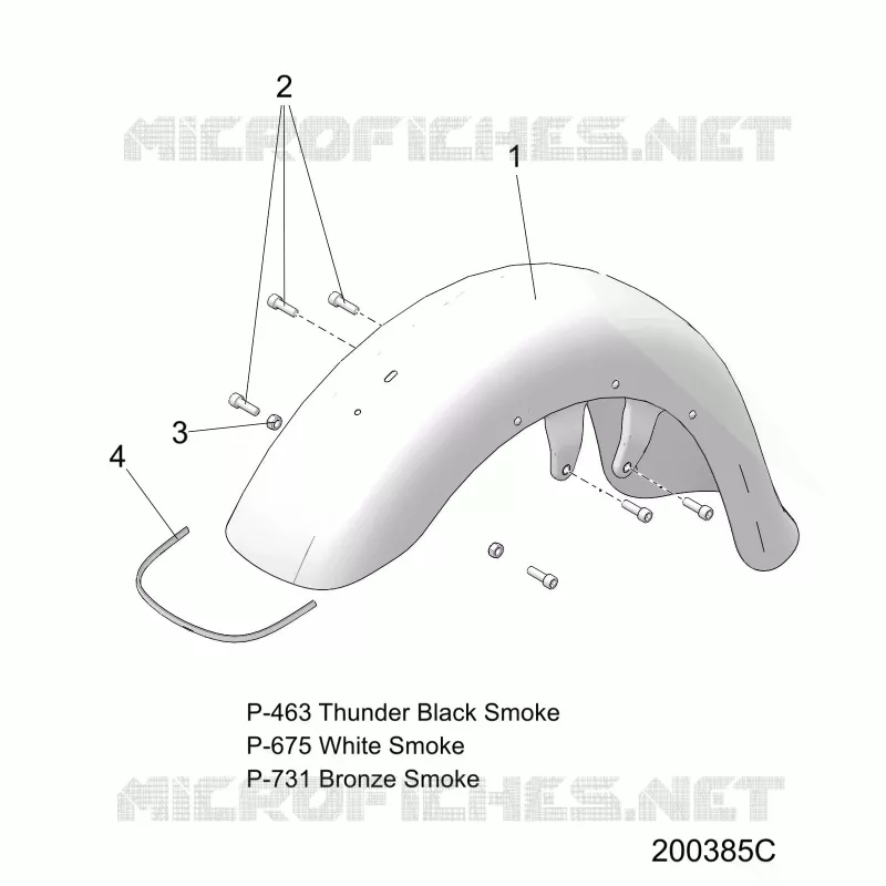 BODYWORK - FRONT FENDER