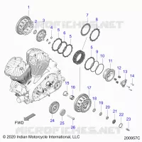 DRIVE TRAIN, CLUTCH AND PRIMARY DRIVE