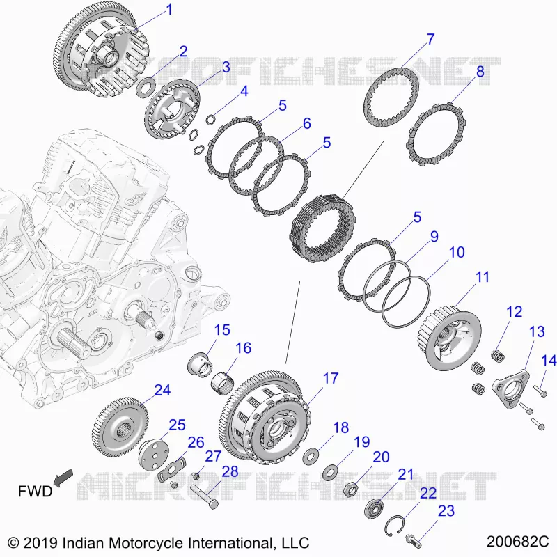 DRIVE TRAIN, CLUTCH AND PRIMARY DRIVE