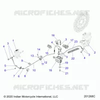 REAR BRAKE ASM., W/ABS