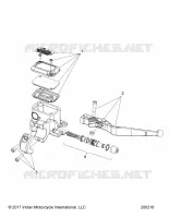 FRONT BRAKE, LEVER AND MASTER CYLINDER