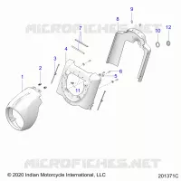 HEADLIGHT HOUSING
