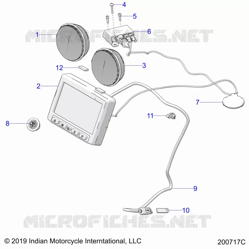 ELECTRICAL, INSTRUMENT CLUSTER