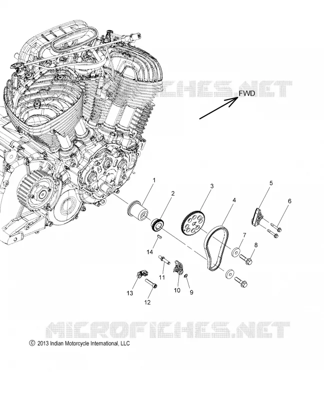 CAM CHAIN AND SPROCKETS