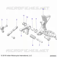 DRIVE TRAIN, SHIFT PEDAL AND LINKAGE