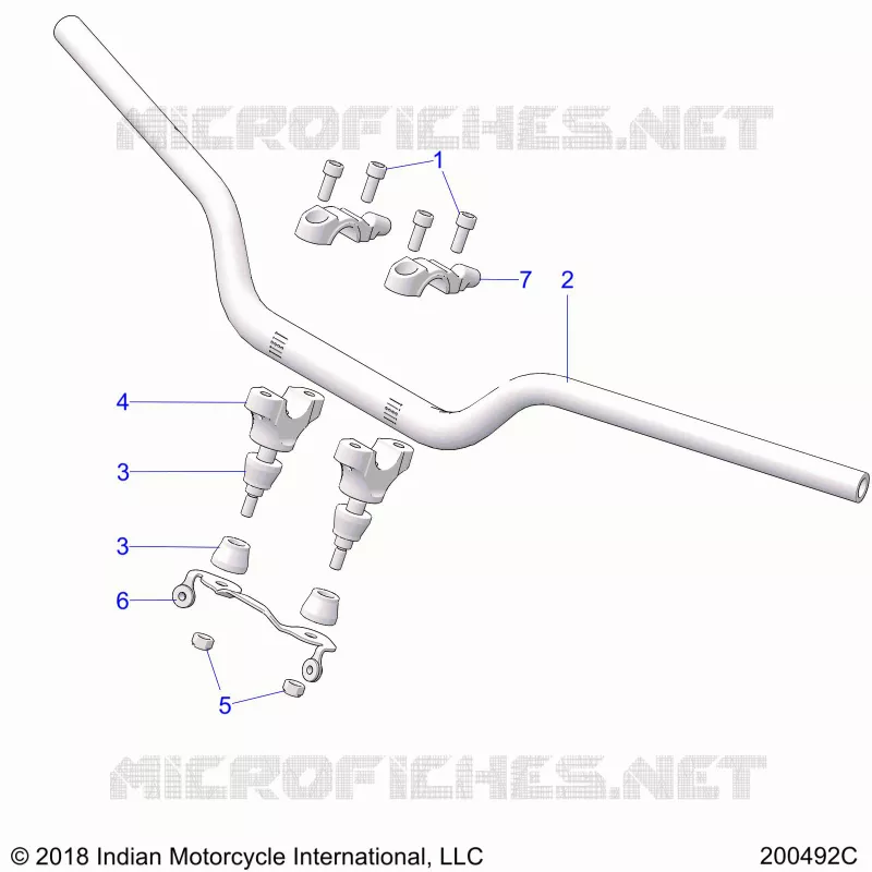STEERING, HANDLEBAR MNTG