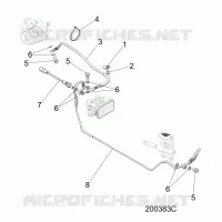 BRAKES, BRAKE LINE, REAR, ABS