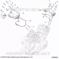 ENGINE, VALVE COVERS