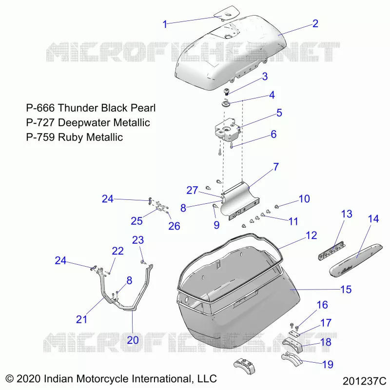 SADDLEBAG ASM.