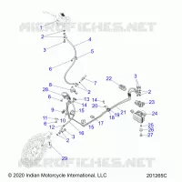 FRONT BRAKE ASM., W/ABS
