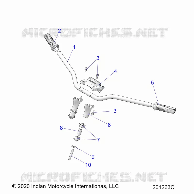 STEERING, HANDLEBAR MOUNTING AND GRIPS