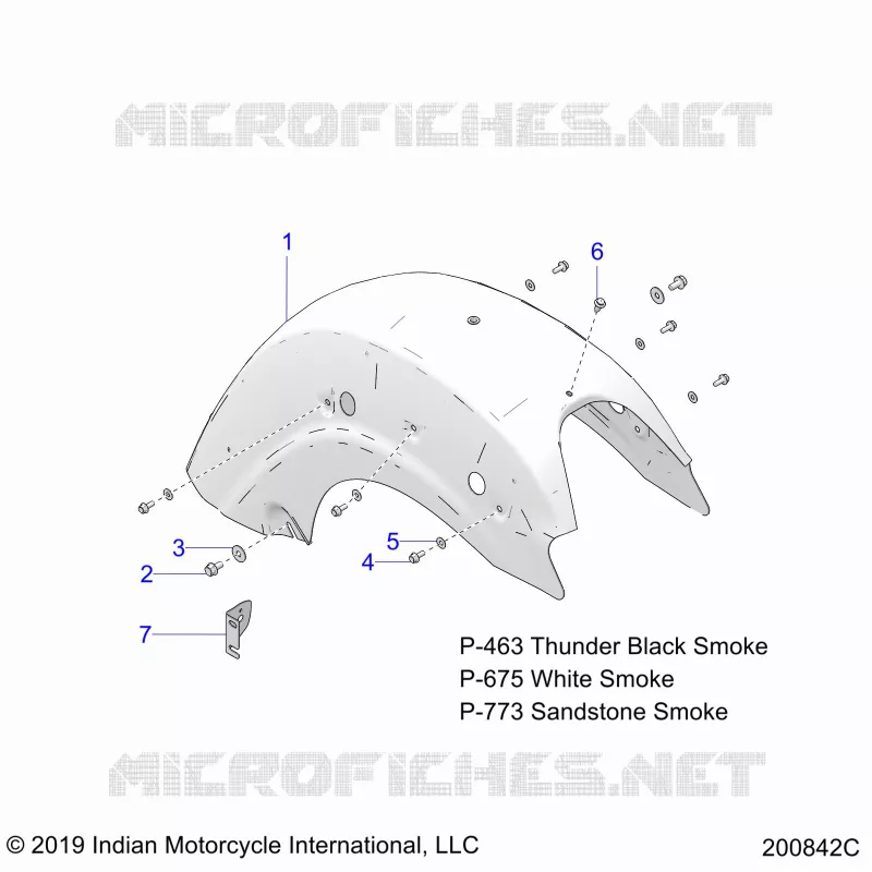 BODYWORK - REAR FENDER