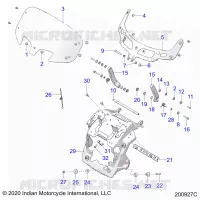 FAIRING ASM, WINDSHIELD MOUNT