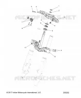 UPPER AND LOWER STEERING CLAMPS