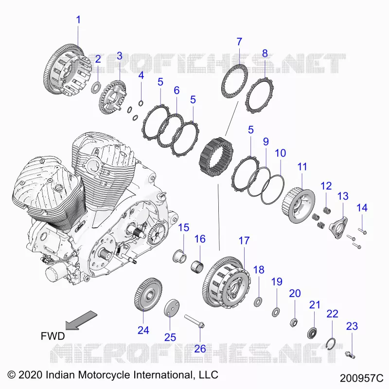 DRIVE TRAIN, CLUTCH AND PRIMARY DRIVE