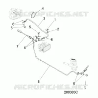 BRAKES, BRAKE LINE, REAR, ABS