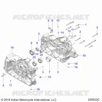 ENGINE, CASE ASM.