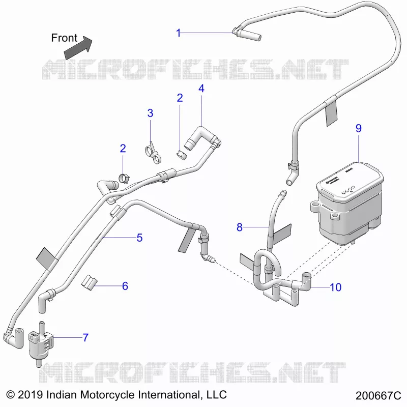 FUEL SYSTEM, EVAP SYSTEM (CALIF. AND INTL)