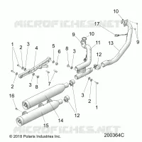 EXHAUST ASM., (TWENTY) NORTH AMERICA