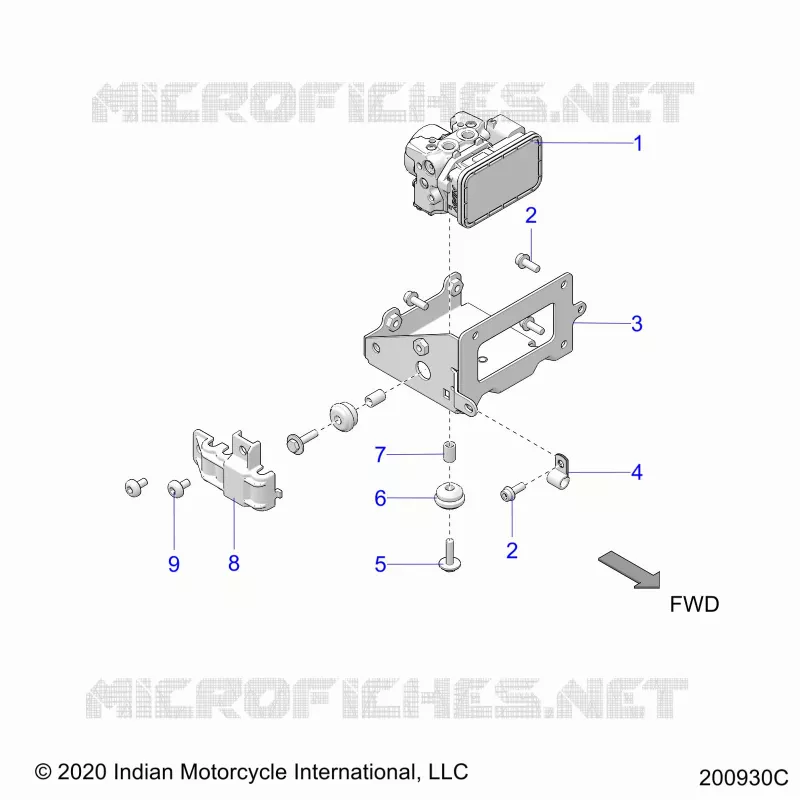 BRAKES, ABS MODULE ASM.