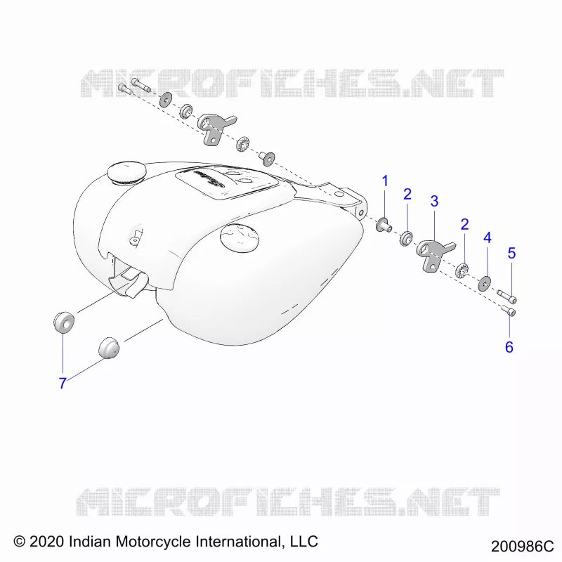 FUEL SYSTEM, FUEL TANK MOUNTING