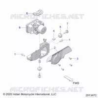 BRAKES, ABS MODULE ASM.