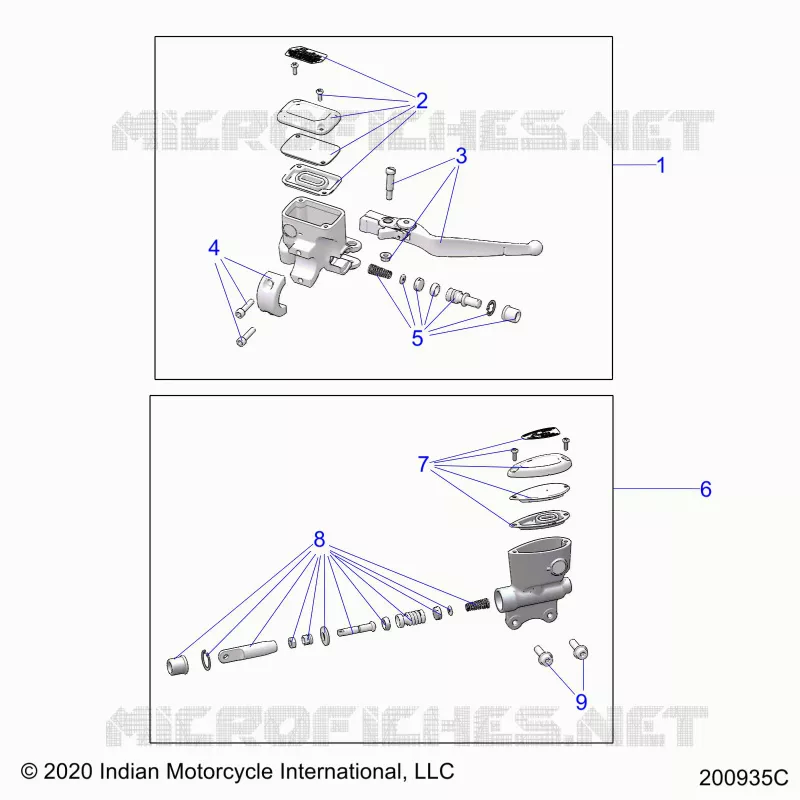 BRAKES, MASTER CYL., FRONT AND REAR