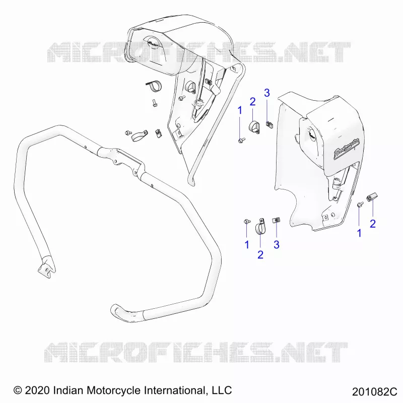 FAIRING, LOWER, MOUNTING