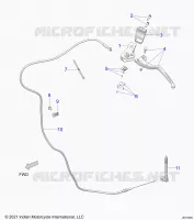 CONTROLS, CLUTCH LEVER AND CABLE