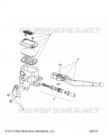 FRONT BRAKE, LEVER AND MASTER CYLINDER