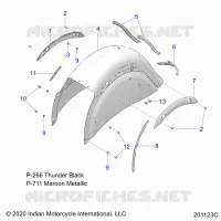 BODYWORK - REAR FENDER