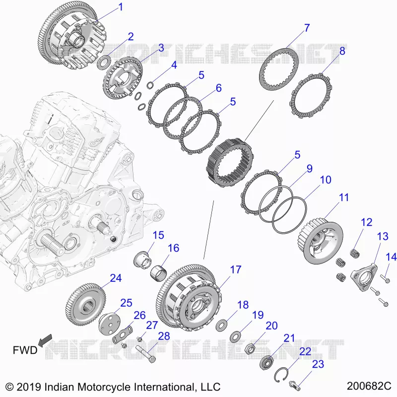 DRIVE TRAIN, CLUTCH AND PRIMARY DRIVE