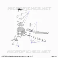 FRONT BRAKE, LEVER AND MASTER CYLINDER