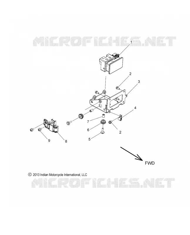 BRAKES, ABS MODULE ASM.