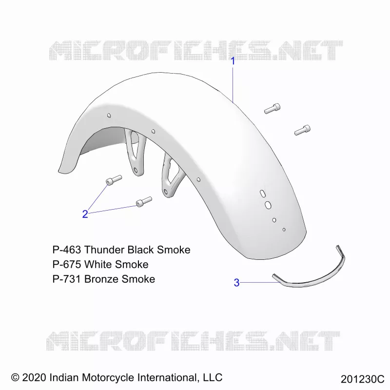 BODYWORK - FRONT FENDER