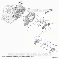 ENGINE, CAM SHAFTS AND GEARS