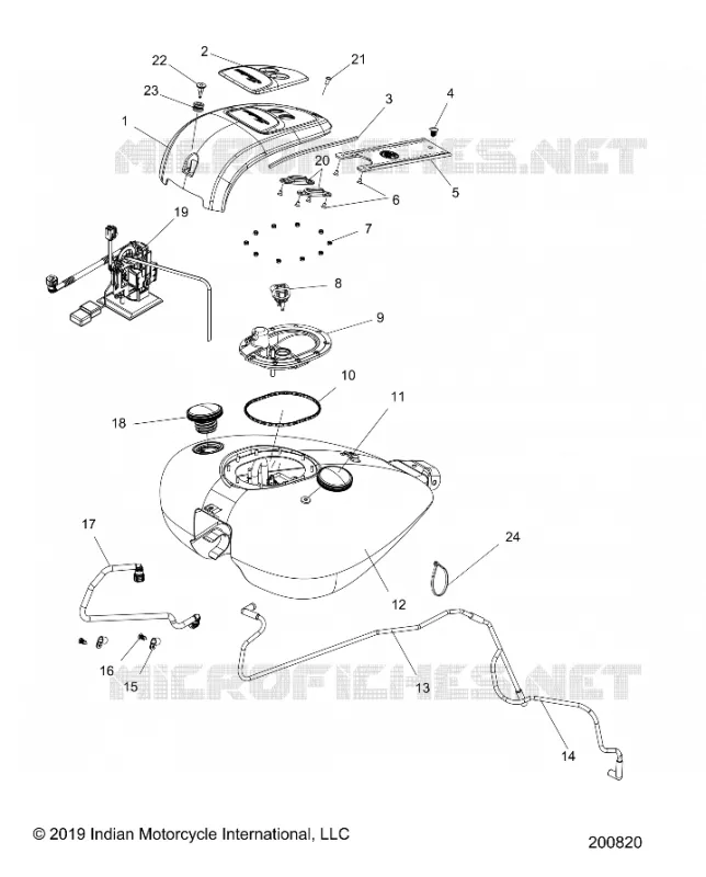 FUEL SYSTEM, FUEL TANK ASM.