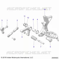 DRIVE TRAIN, SHIFT PEDAL AND LINKAGE