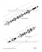 DRIVE TRAIN, INPUT/OUTPUT SHAFT ASM.