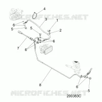 BRAKES, BRAKE LINE, REAR, ABS