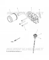 OIL FILTER/ADAPTOR, AND DIPSTICK