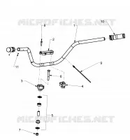 STEERING, HANDLEBAR MOUNTING
