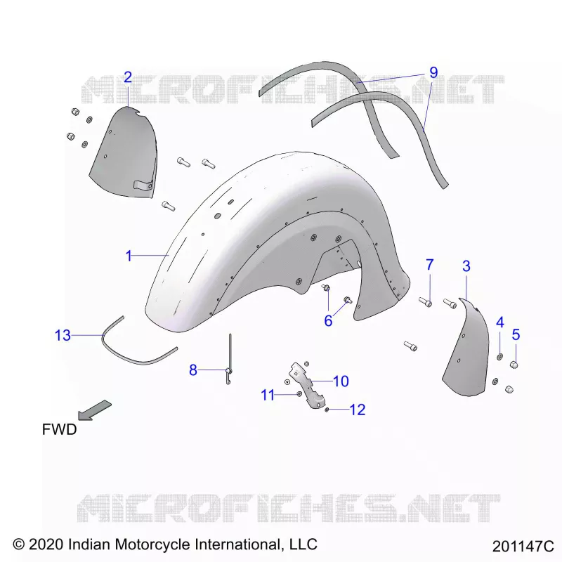 BODYWORK - FRONT FENDER