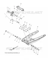 REAR SUSPENSION ASM., SWING ARM AND SHOCK