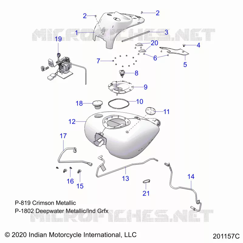 FUEL SYSTEM, FUEL TANK ASM.