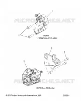 BRAKES, FRONT &amp; REAR BRAKE CALIPERS