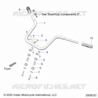 STEERING, HANDLEBAR MOUNTING AND GRIPS