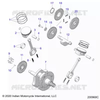 ENGINE, PISTON AND CRANKSHAFT